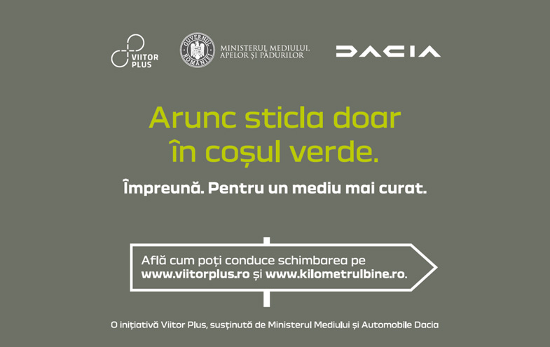 Arunc sticla doar în coșul verde sticla-p