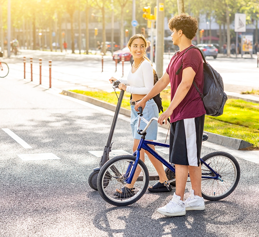 traversare-bicicleta-si-trotineta