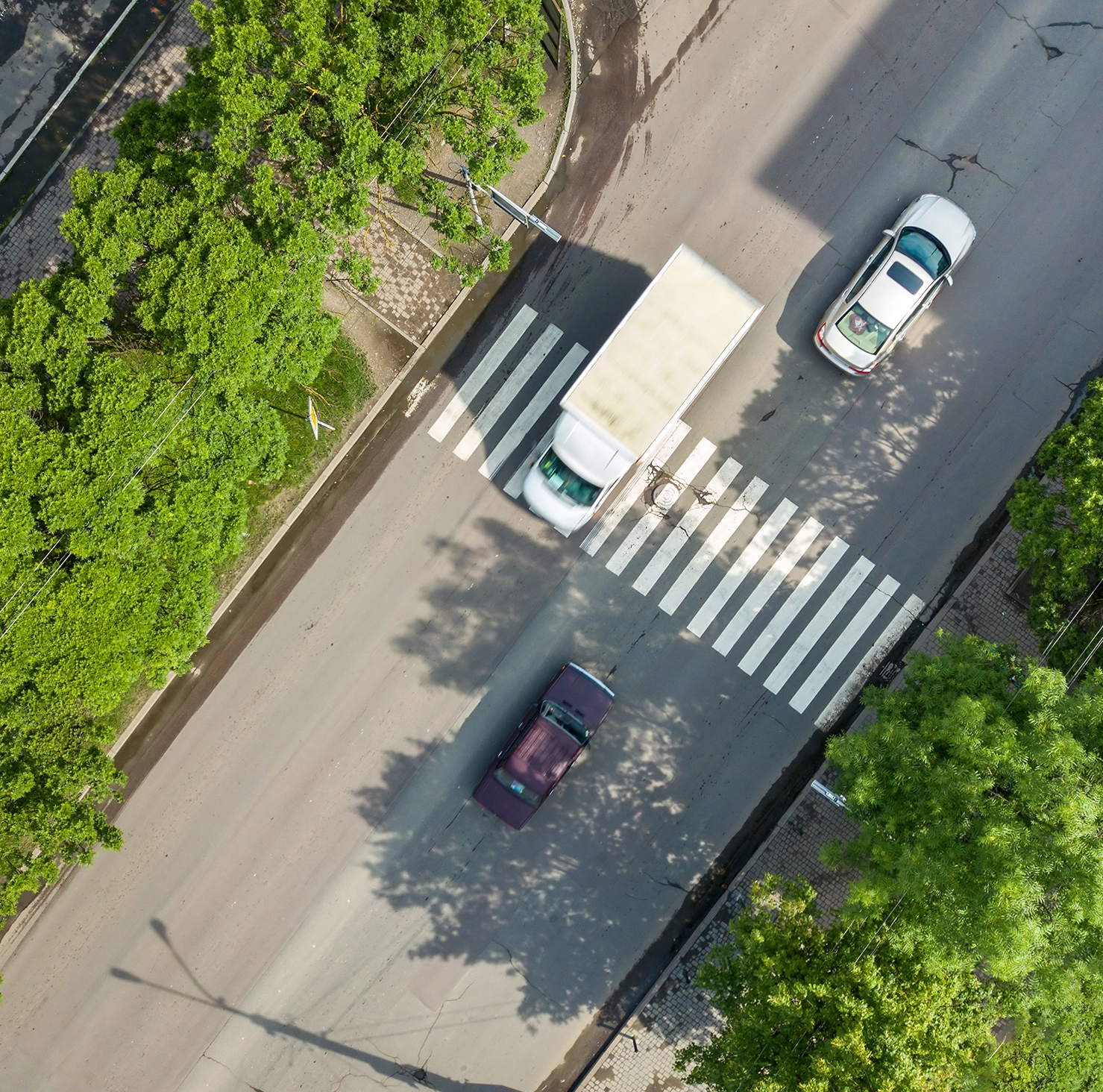 trecere-de-pietoni-camion